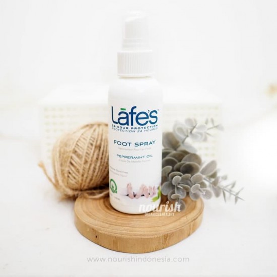Lafes Foot Spray with Organic Peppermint Oil 118ml