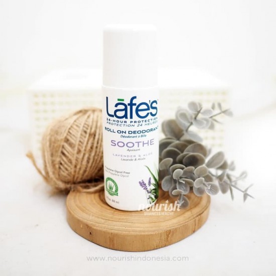 Lafes Deodorant Roll On Soothe (Lavender & Aloe) 88ml