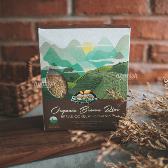 Bionic Farm, Organic Brown Rice 1kg (Beras Coklat Organik)