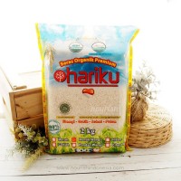 Hariku, Organic White Rice Mentik Wangi 2 kg (Beras Putih Organik)