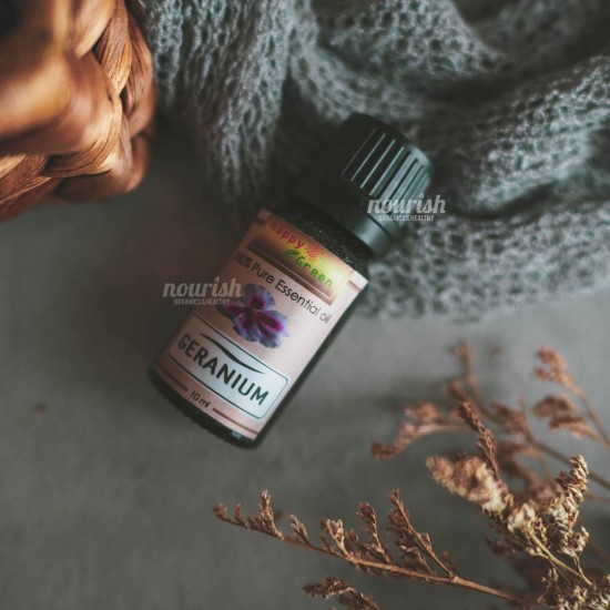 Happy Green Geranium Essential Oil 10ml 