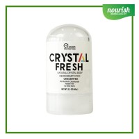CRYSTAL FRESH Natural Body Deodorant Stick UNSCENTED - FRESH 60 GRAM