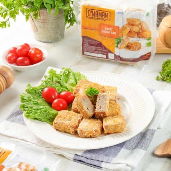 Nugget Daging Sapi NO MSG, HALAL, BPOM 225gr