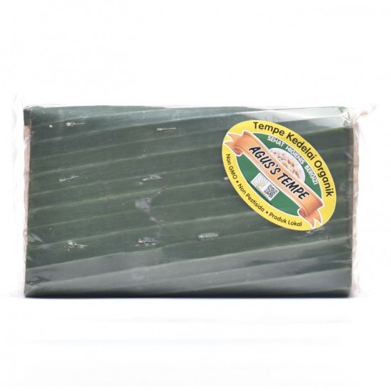 Tempe Organik Kedelai Kuning 300 gr Non GMO