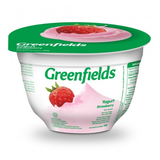 Greenfields Yogurt |Yogurt Greenfield Strawberry 125 g