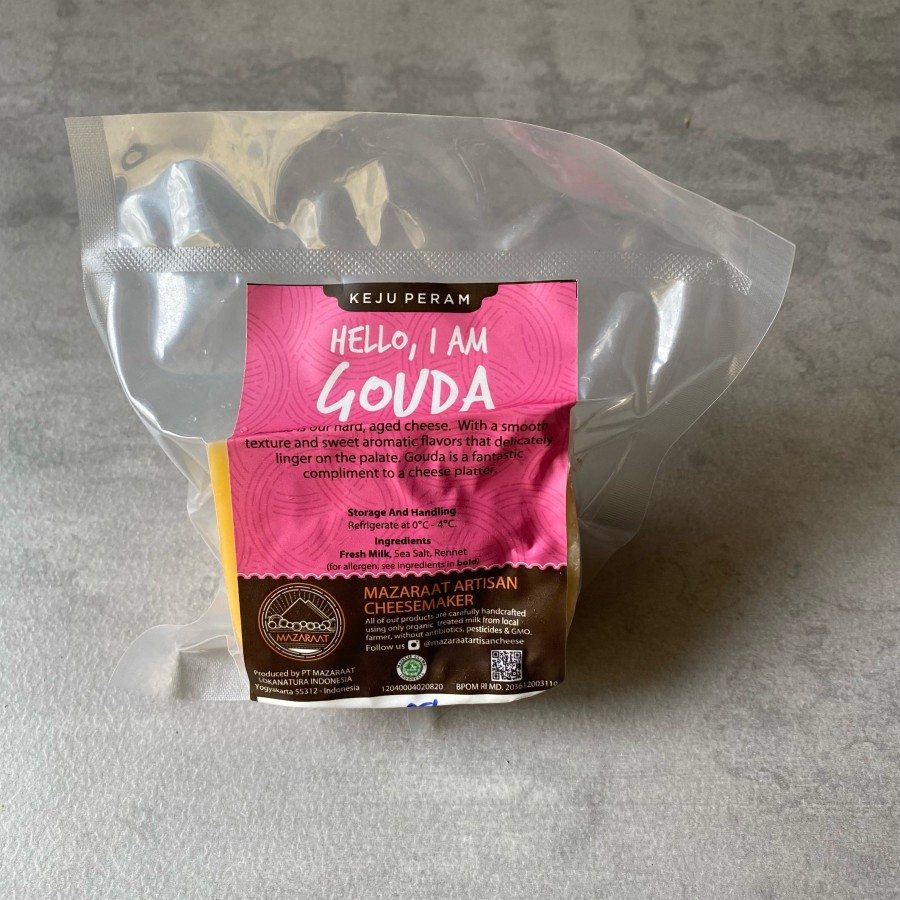 Gouda Grass fed Cheese (Seperti Keju Edam) 100 gr