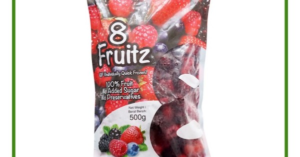 8 Fruitz IQF Mix Berries Frozen / Mixed berries 500 gr