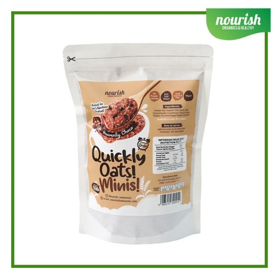Quickly Oats! Minis! Instant Oatmeal Heavenly Choco JUMBO 550gr