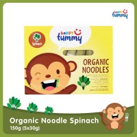 Happy Tummy Organic NOODLE / Mie MPASI organik bayi anak 150gr - SPINACH