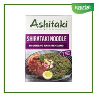 Ashitaki Shirataki Noodle/ Mie Goreng Rasa Rendang/ Mie Rendah Kalori