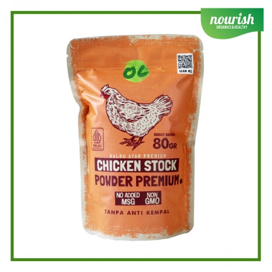 Organic Center Kaldu PREMIUM Non GMO, HALAL 80gr - CHICKEN
