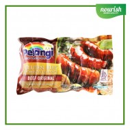 Pelangi Sosis Sapi Original Non GMO, GLUTEN FREE, HALAL ( 7pcs ) 360gr