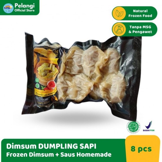 Pelangi Dimsum Plus Saos No MSG / No Pengawet / HALAL / BPOM - DUMPLING SAPI