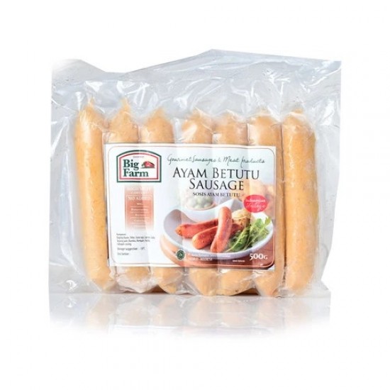 Big Farm Ayam Betutu Sausage Sosis NO MSG 7pcs 500g