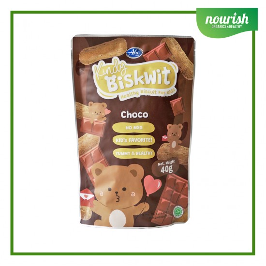 Abe Food Kindy BISKWIT/ Healthy Biscuit For Kids NO MSG, HALAL 40 gram - CHOCO
