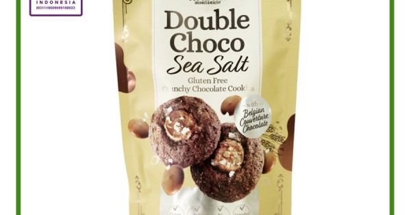 Double Choco Sea Salt - Gluten-Free Cookies 80gr