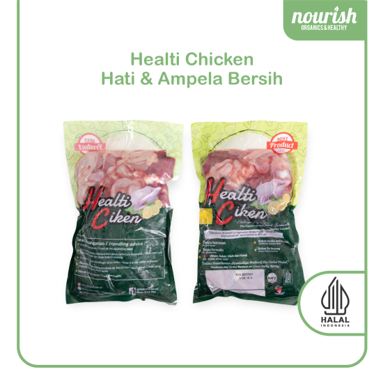 Healti Ciken Hati dan Ampela Ayam Probiotik Halal 900 Gram