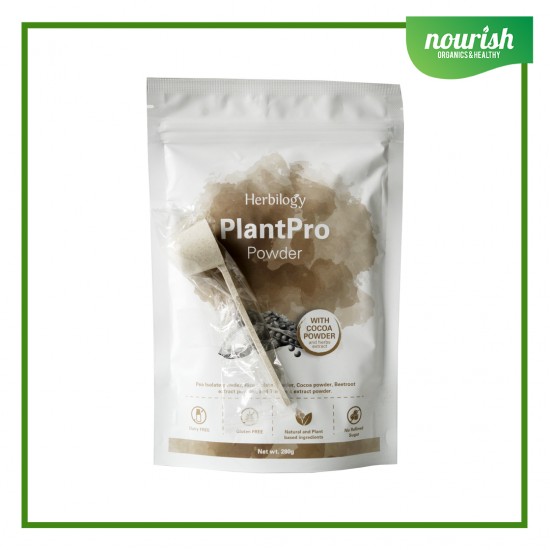 Herbilogy PlantPro Powder–Cocoa 280g (plant protein)
