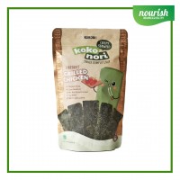 KOKOBI Koko Nori Crispy Seaweed SNACK RUMPUT LAUT, HALAL & NO MSG 20gr - GRILLED CHICKEN
