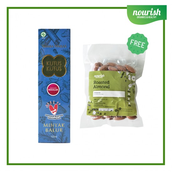 Minyak Kutus-Kutus Gratis Almond Panggang 100gr