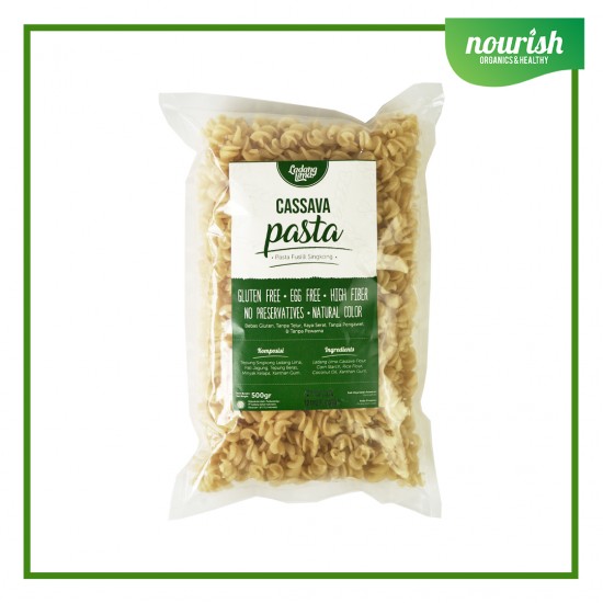Ladang Lima Cassava Pasta/ GLUTTEN FREE/ Tanpa Pengawet & Pewarna 500g - FUSILLI