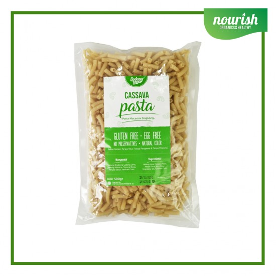 Ladang Lima Cassava Pasta/ GLUTTEN FREE/ Tanpa Pengawet & Pewarna 500g - MACARONI
