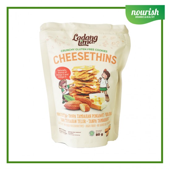 Ladang Lima, Cheesethins Cookies Gluten Free 80gr