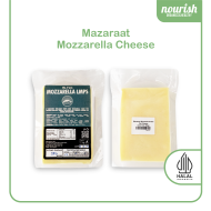 Mazaraat Mozarella Grass fed Cheese (Keju mozarella low fat) 250 gr