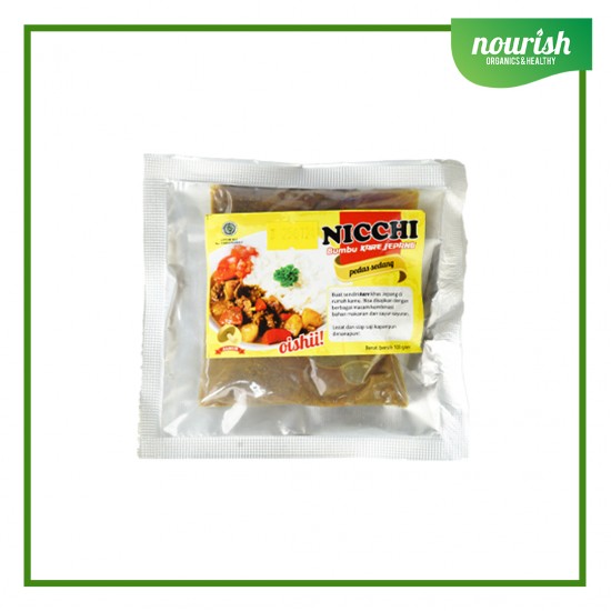 NICCHI Kare Jepang / Kari Jepang / Japanese Curry Paste , HALAL 100g - Jamur Pedas Sdg