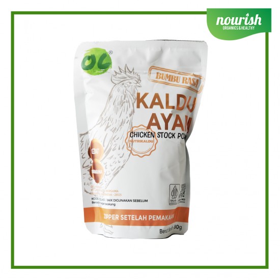 Organic Center, Chicken Stock 80 gr (Kaldu Ayam NO MSG)