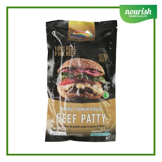 Pelangi Daging Burger PREMIUM / HALAL / TANPA MSG / TANPA PENGAWET - Beef Patty