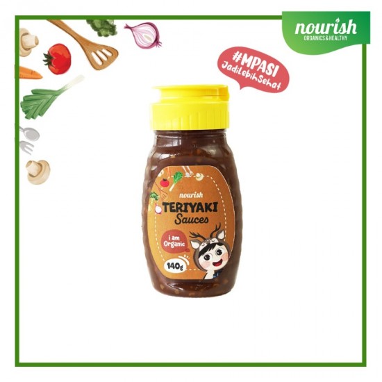 Nourish Saus Bumbu MPASI No MSG / Kecap MPASI No MSG / Saus Organik - TERIYAKI SAUCE