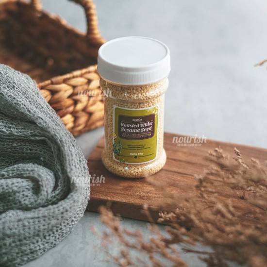 Roasted White Sesame Seed 80gr / Wijen Putih Panggang