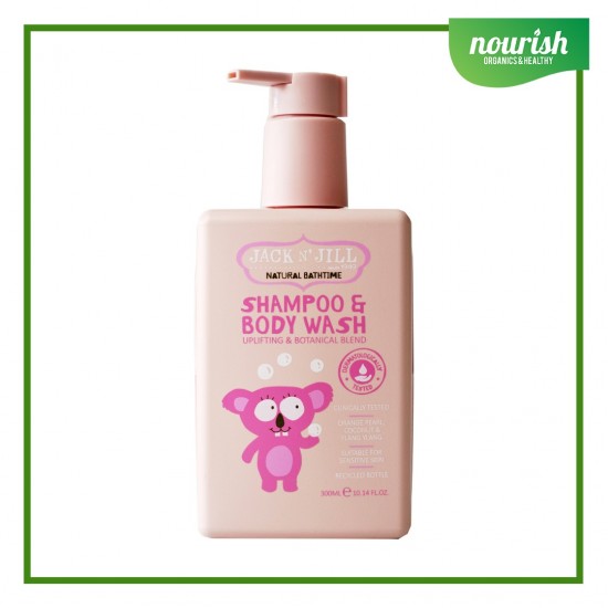 JACK N JILL Natural BathTime Shampoo & Bodywash 300 Ml