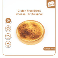 Gluten Free Burnt Cheese Tart with Mascarpone & Grass-Fed Cream Cheese (D:10cm) - Original Cheese