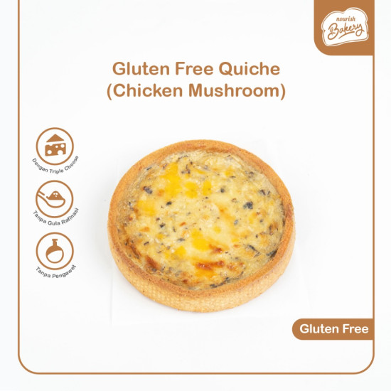 Gluten Free Burnt Cheese Tart with Mascarpone & Grass-Fed Cream Cheese (D:10cm) - Quiche
