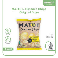 Matoh Keripik Singkong Rasa Kedelai - Original Soya 75 Gram