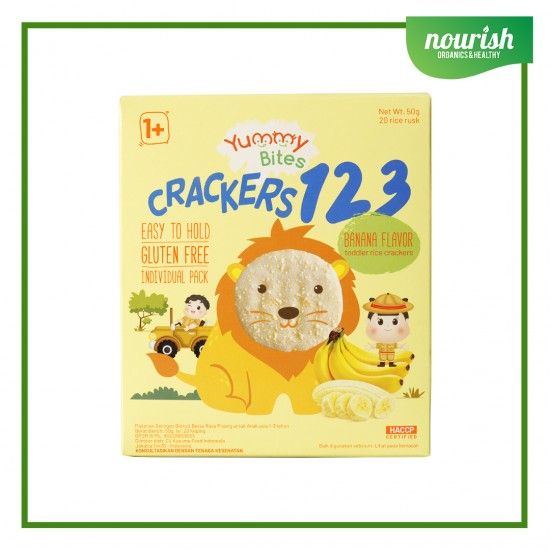 Yummy Bites 123, Banana 50gr