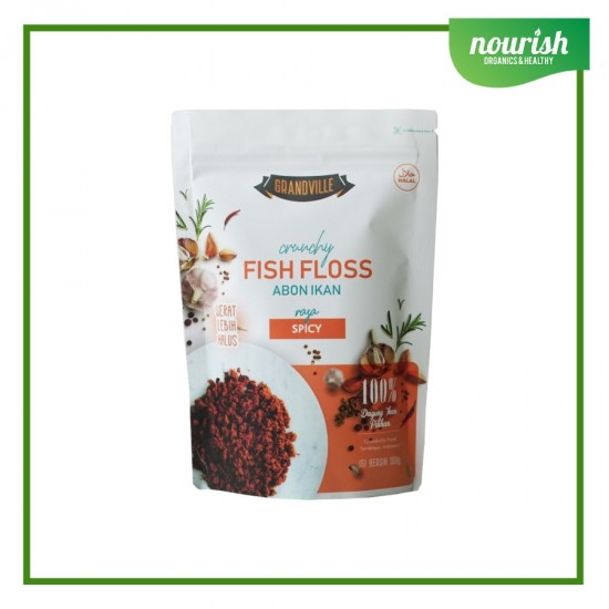 Grandville Crunchy Fish Floss Abon Ikan Rasa Spicy 100g