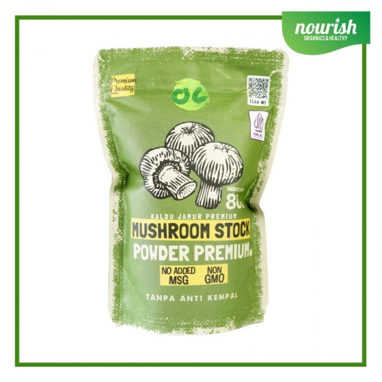 Organic Center Kaldu JAMUR PREMIUM Non GMO, HALAL 80gr