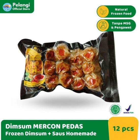 Pelangi Dimsum Plus Saos No MSG / No Pengawet / HALAL / BPOM - MERCON PEDAS
