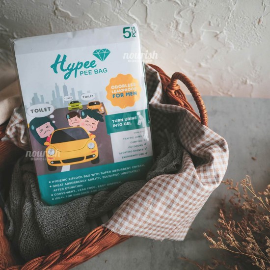 HYPEE PEE BAG - 5 Pcs (Kantong Urin Portable / Travel)