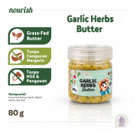 Nourish Butter Grass Fed MPASI / BB Booster / Lemak Baik - GARLIC & HERBS