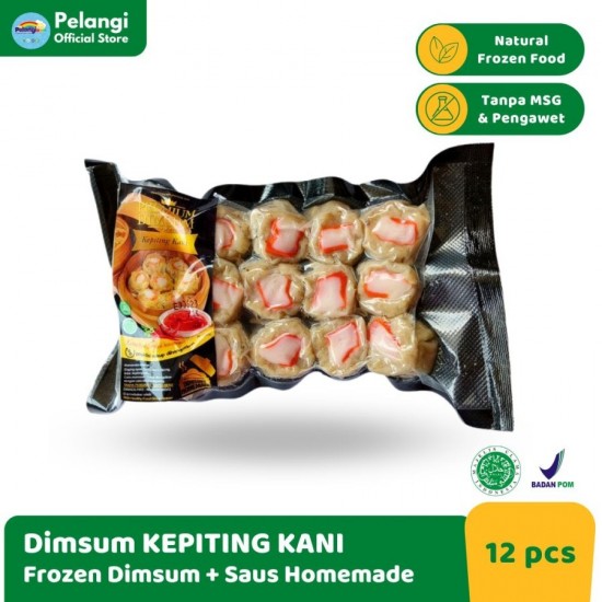 Pelangi Dimsum Plus Saos No MSG / No Pengawet / HALAL / BPOM - KEPITING KANI