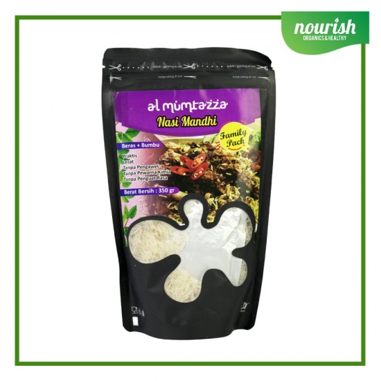 AL MUMTAZZA Beras+Bumbu Instan/Kebuli/Bukhori/Mandhi HALAL,NO MSG 350g - NASI MANDHI