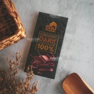 Cau Chocolate, Organic Dark Chocolate 100% (Cokelat Organik) 80gr