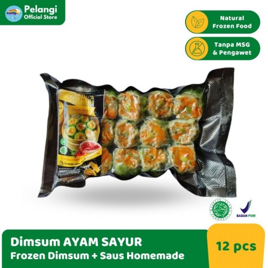 Pelangi Dimsum Plus Saos No MSG / No Pengawet / HALAL / BPOM - AYAM SAYUR