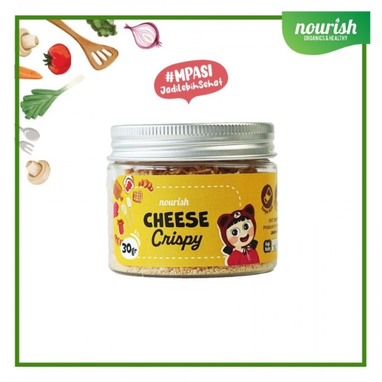 Nourish Keju Tabur Crispy Cheese / Cheese Onion Powder / Bumbu MPASI - CHEESE CRISPY