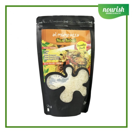 AL MUMTAZZA Beras+Bumbu Instan/Kebuli/Bukhori/Mandhi HALAL,NO MSG 350g - NASI KEBULI