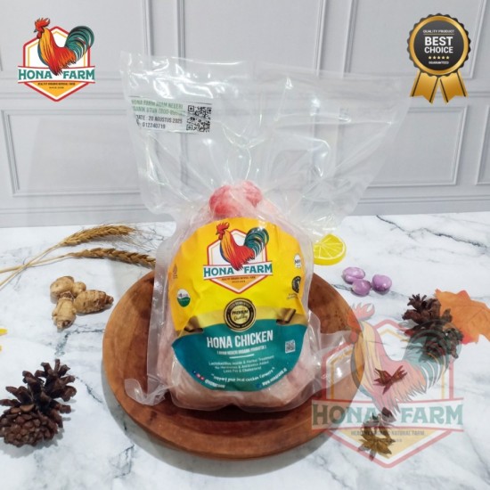 Hona Farm Ayam Negeri Organik Probiotik (UTUH) 800-899gr
